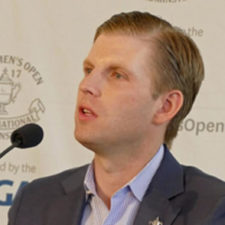 Eric Trump (cortesía Golf.com)