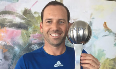 Sergio García recibe el prestigioso ESPY Award al Mejor Golfista del Año a dos días de su boda