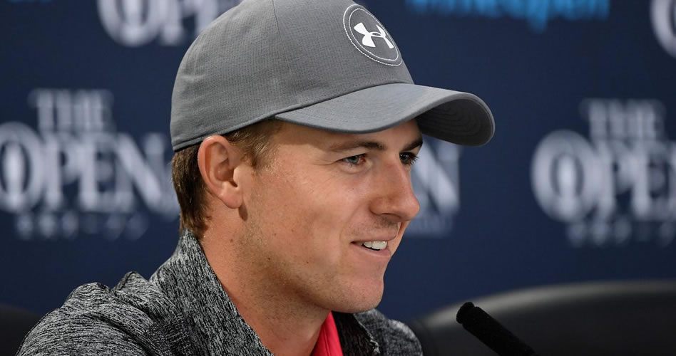 Spieth se divierte empatando marca de los 36 hoyos en Birkdale