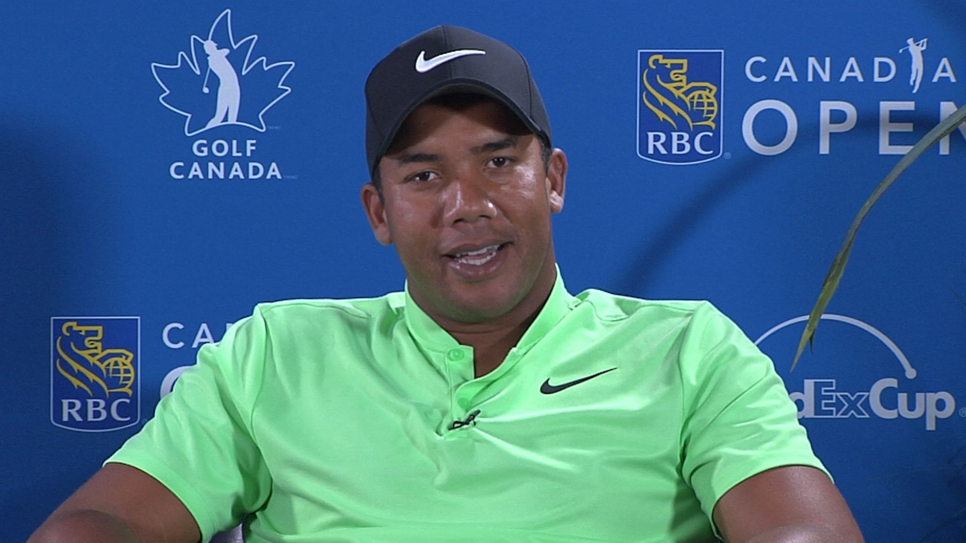 Vegas inició su defensa a uno de los líderes del RBC Canadian Open (cortesía Yahoo Sports)