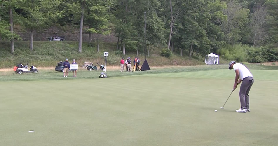 Video, putt de infarto de Juan Sebastián Muñoz