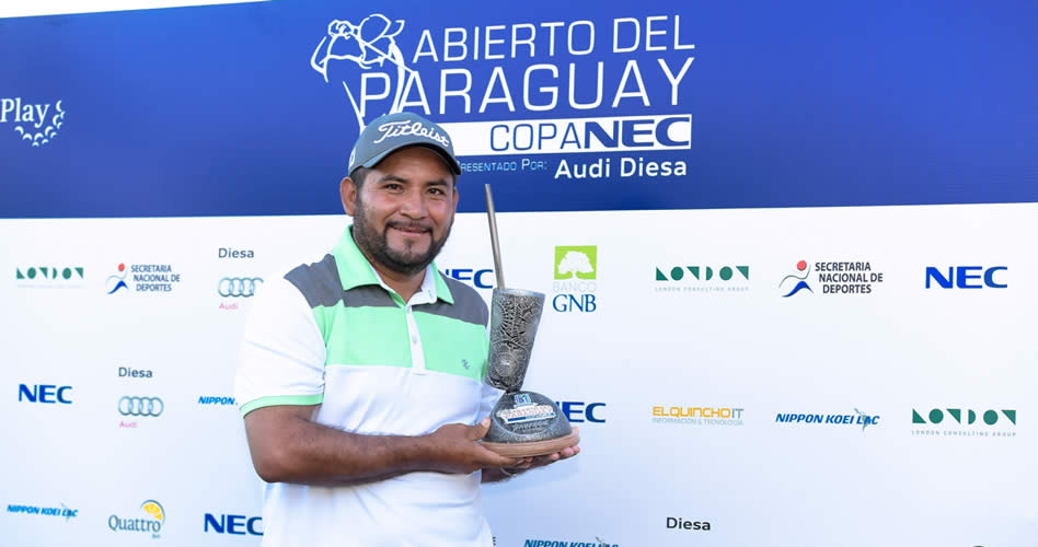 José de Jesús Rodríguez hace historia en el Abierto del Paraguay Copa NEC presentado por Audi Diesa