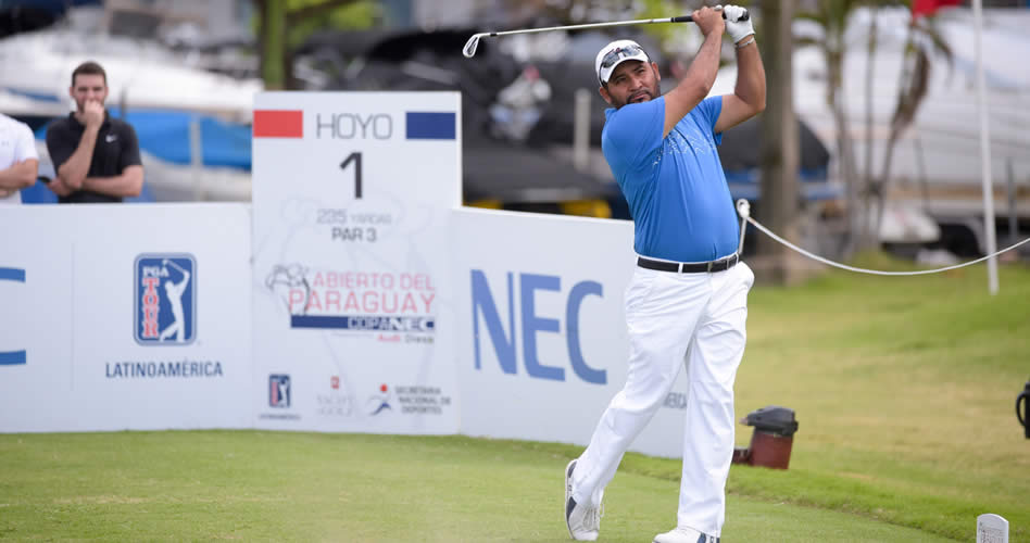 José de Jesús Rodríguez marca el ritmo en el Abierto del Paraguay Copa NEC presentado por Audi Diesa