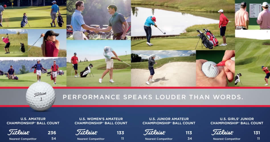 Titleist #1 en el U.S. Amateur y U.S. Women’s Amateur