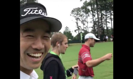 Video del popular Justin Bieber “raping” con golfistas del PGA Championship