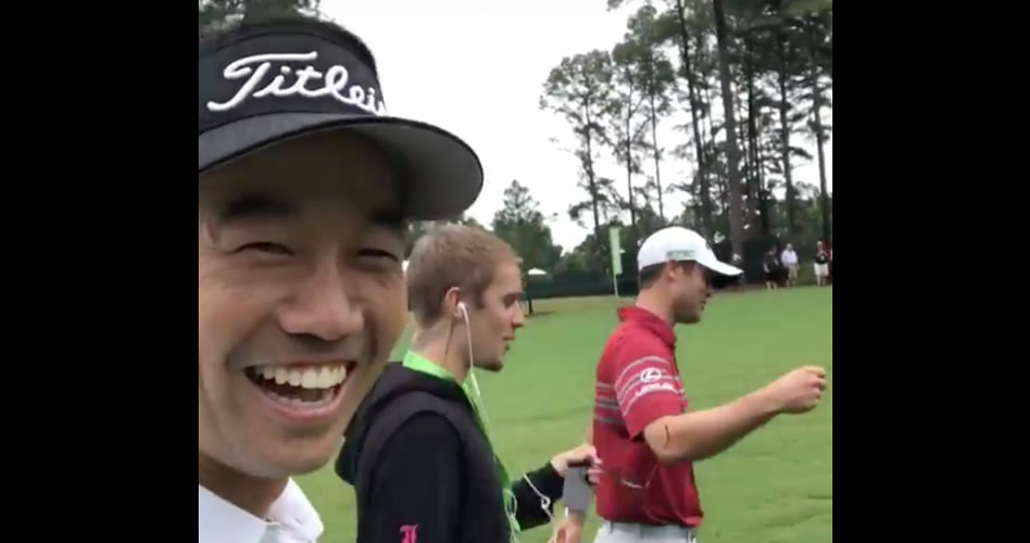 Video del popular Justin Bieber “raping” con golfistas del PGA Championship