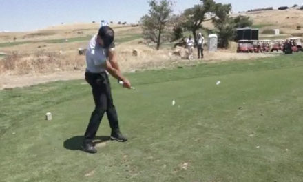 Video, Stephen Curry practicando en para el Ellie Mae Classic