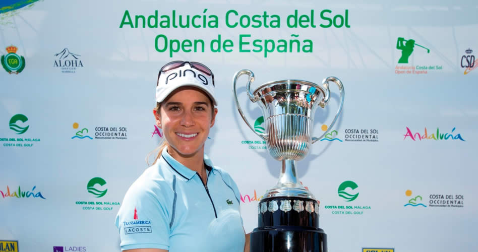 Azahara Muñoz defenderá su histórico título en el Andalucía Costa del Sol Open de España Femenino