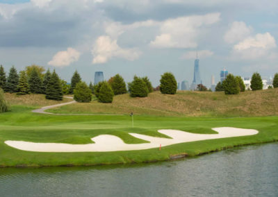 Liberty National Golf Club en imágenes (cortesía Stan Badz y Chris Condon / PGA Tour / Getty Images)