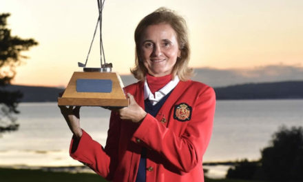 Macarena Campomanes, la primera española que gana el British Senior Ladies