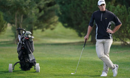 Manuel Ballesteros, primer líder del Campeonato PGA en Riocerezo