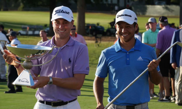 Schauffele triunfa por la mínima diferencia en el TOUR Championship; Thomas gana por primera vez la FedEx Cup