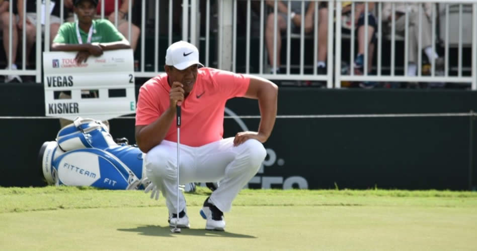 Vegas abre con vuelta de 72 y queda a ocho tiros del líder Stanley en el TOUR Championship; Spieth está sexto