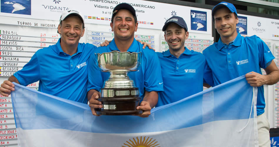 Argentina conquistó el Campeonato Latinoamericano de Golf 2017