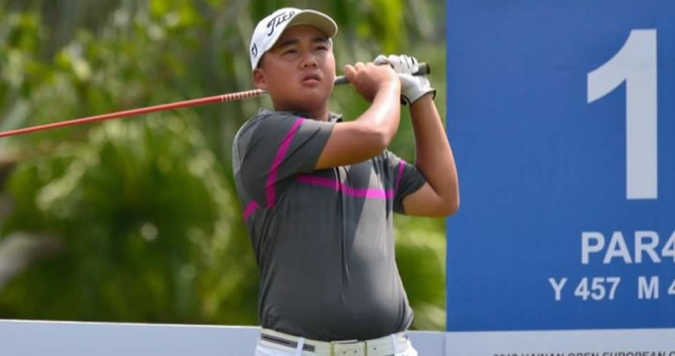 ¡Un niño chino de 13 años pasa el corte en el Hainan Open!