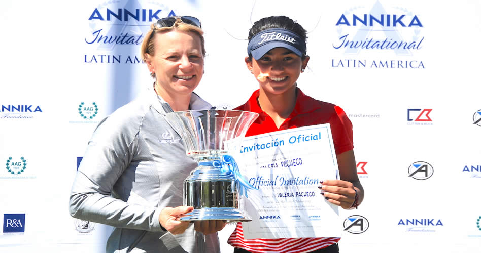 Valeria Pacheco se quedó con la victoria en el Annika Invitational 2017