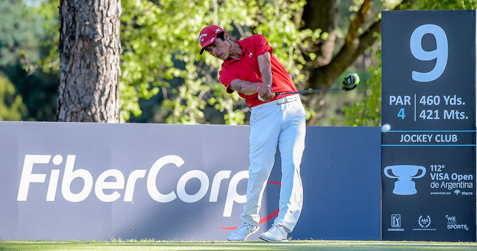 Augusto Núñez pisa fuerte en el arranque del VISA Open