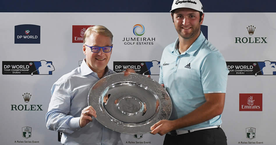 Jon Rahm conquista el Sir Henry Cotton Trophy al Mejor Rookie del año en Europa