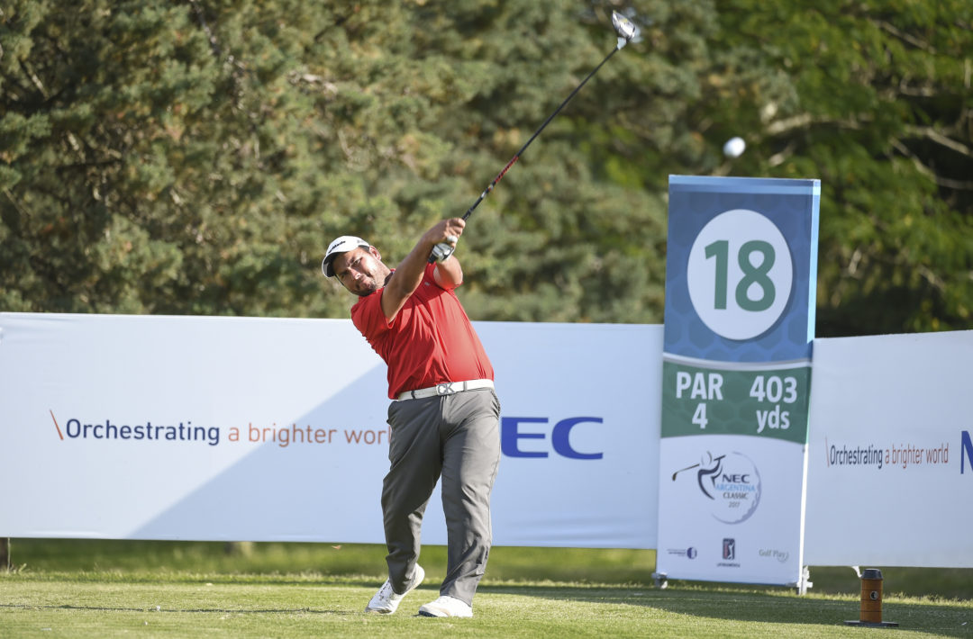 LUJÁN, ARGENTINA - NOV 9: El argentino Jorge Monroy durante la primera ronda del NEC Argentina Classic, decimosexto evento de la temporada 2017 de PGA TOUR Latinoamérica que se disputa en el Club de Campos Las Praderas de Luján. (Enrique Berardi/PGA TOUR)
