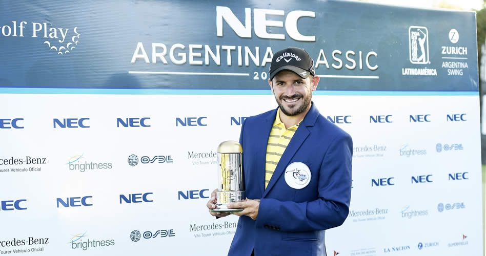 Julián Etulain aguanta la presión para ganar el NEC Argentina Classic
