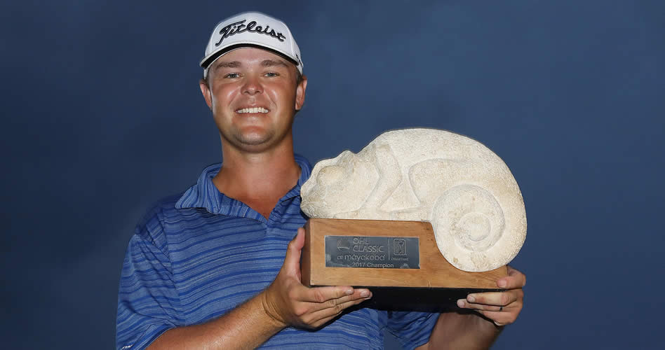 Kizzire se llevó El Camaleón del OHL Classic en 1ra victoria PGA