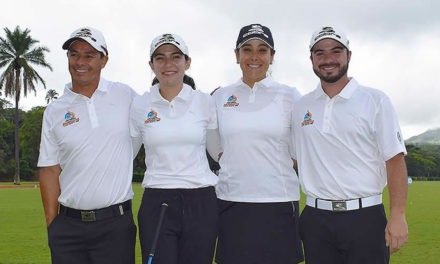 ¡ORO! Colombia se cubrió de gloria al final del golf en los Juegos Bolivarianos 2017