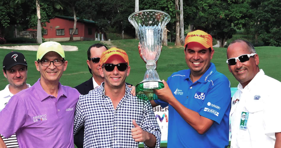 Otto Solís, ganador del XIII Abierto Sambil 2016 en el IZCC con 9 bajo-par