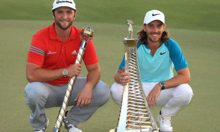 Rahm cierra con impecable tarjeta de 67 para ganar el World Tour Championship; Fleetwood se quedó con la Race to Dubai