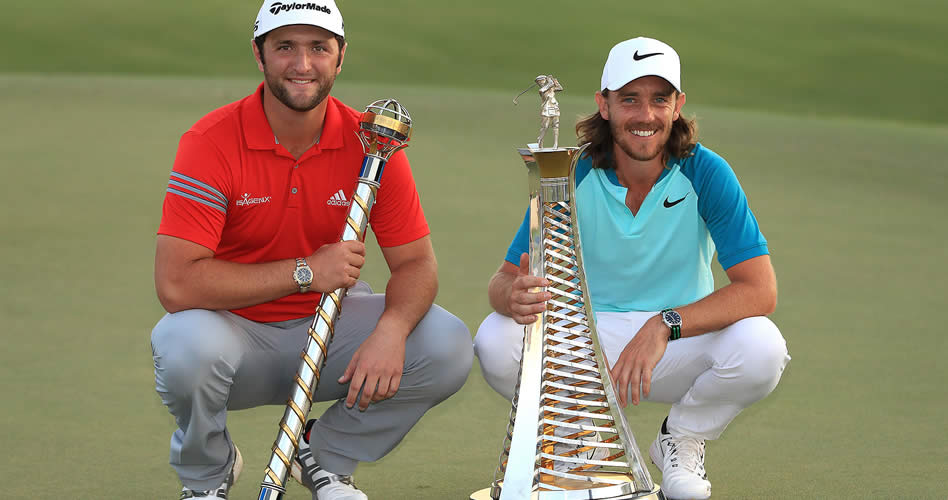 Rahm cierra con impecable tarjeta de 67 para ganar el World Tour Championship; Fleetwood se quedó con la Race to Dubai