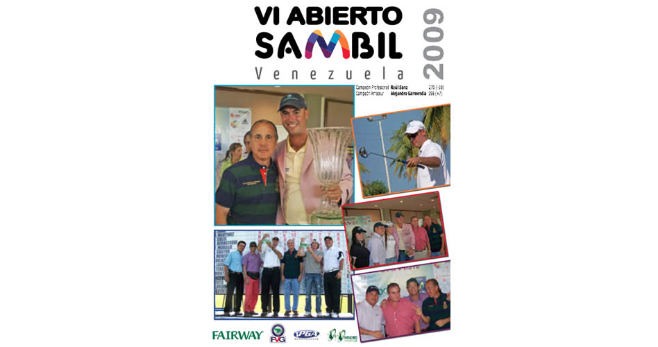 Raúl Ignacio Sanz Arcaya, ganador de la VI Abierto Sambil en el 2009 con 18 bajo-par