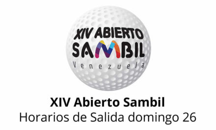 XIV Abierto Sambil, horarios de salida domingo 26