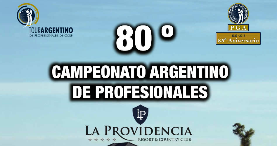 80ª Campeonato Argentino de Profesionales José Cóceres lidera en el campo de La Providencia Resort y Country Club