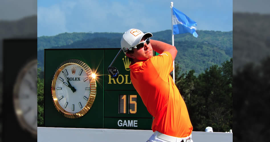 Nicolás líder del golf professional colombiano