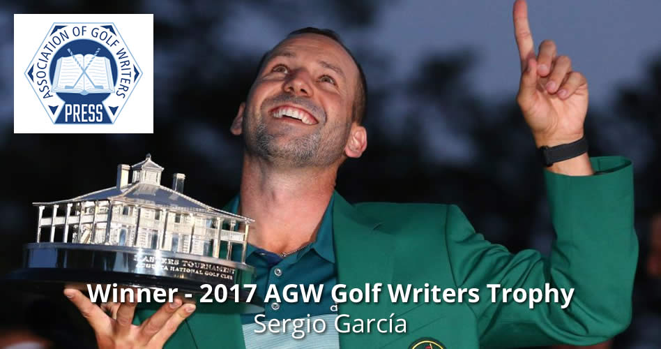 Sergio García conquista por segunda vez en su carrera el Golf Writers Trophy