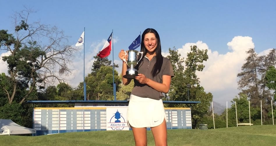 Valentina Gilly conquistó Abierto de Chile de Golf