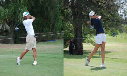 Chris Crisologo y Milagros Chávez, flamantes campeones en el Abierto Sudamericano Amateur 2018