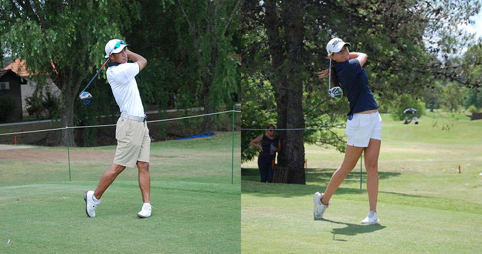 Chris Crisologo y Milagros Chávez, flamantes campeones en el Abierto Sudamericano Amateur 2018