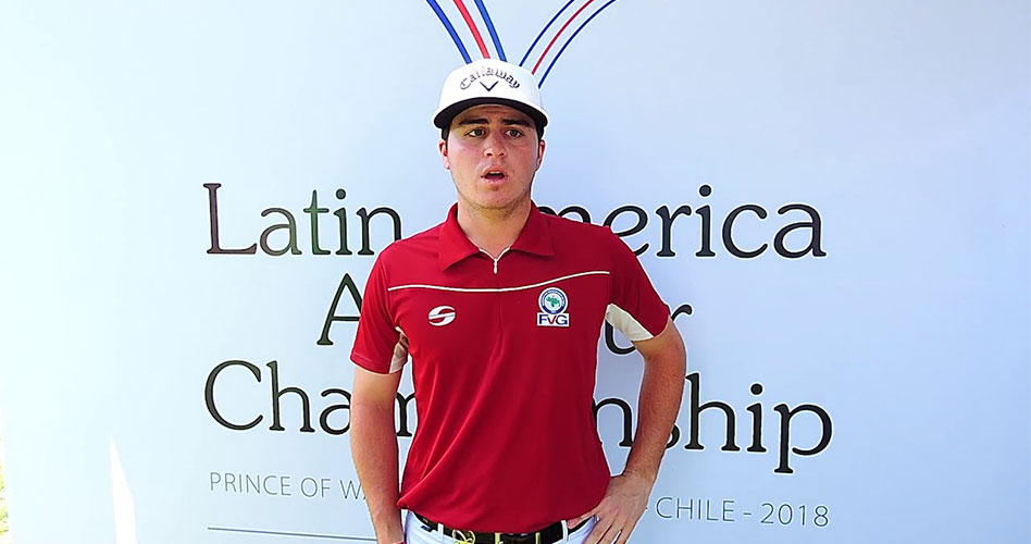 Video, Jorge "Pichu" García en el Latin America Amateur Championship 2018