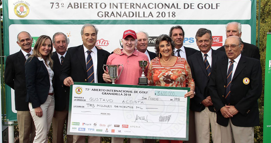 Gustavo Acosta superó a Horacio León para triunfar en el Abierto Granadilla 2018; Niemann termina quinto