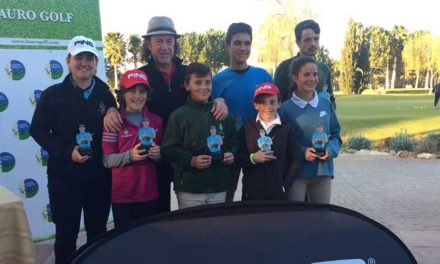 Miguel Ángel Jiménez testigo directo del éxito de la segunda prueba de su circuito celebrada en Lauro Golf