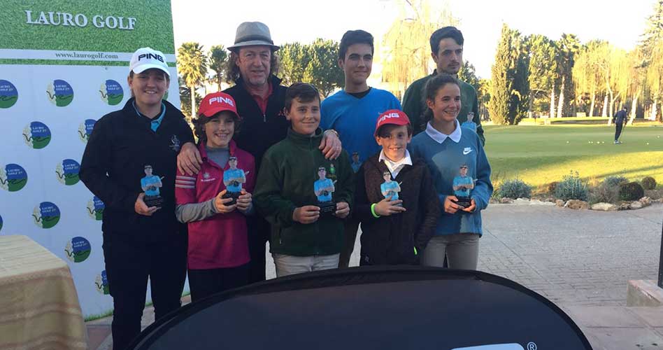 Miguel Ángel Jiménez testigo directo del éxito de la segunda prueba de su circuito celebrada en Lauro Golf