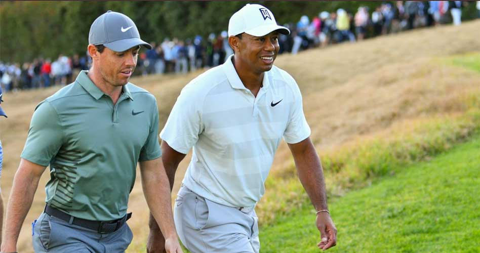 Televidentes encendidos con Tiger y Rory en juego