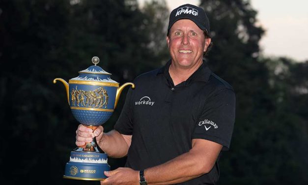 Termina sequía de Mickelson con victoria en el WGC-Mexico Championship