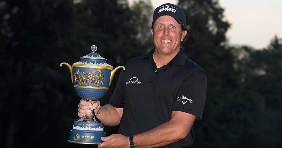 Termina sequía de Mickelson con victoria en el WGC-Mexico Championship