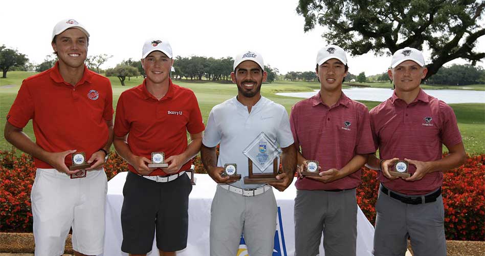 Juan José Guerra gana evento de golf en Sunshine State Conference Championship en Florida