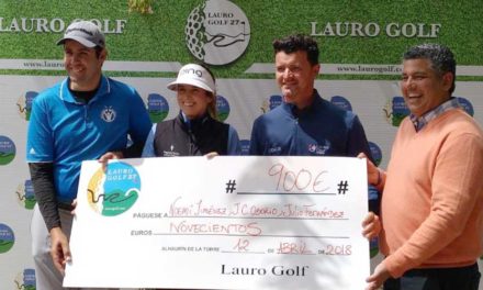 Julio Fernández, Noemí Jiménez y J. Carlos Osorio ganadores de la primera prueba del Circuito de Profesionales de Lauro Golf