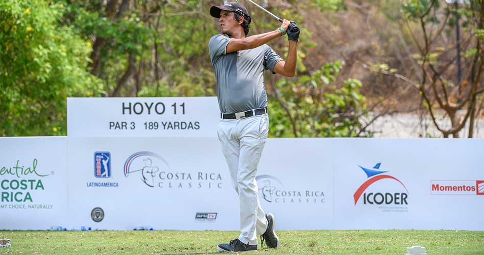 Godoy abre con récord de campo y es líder del Costa Rica Classic