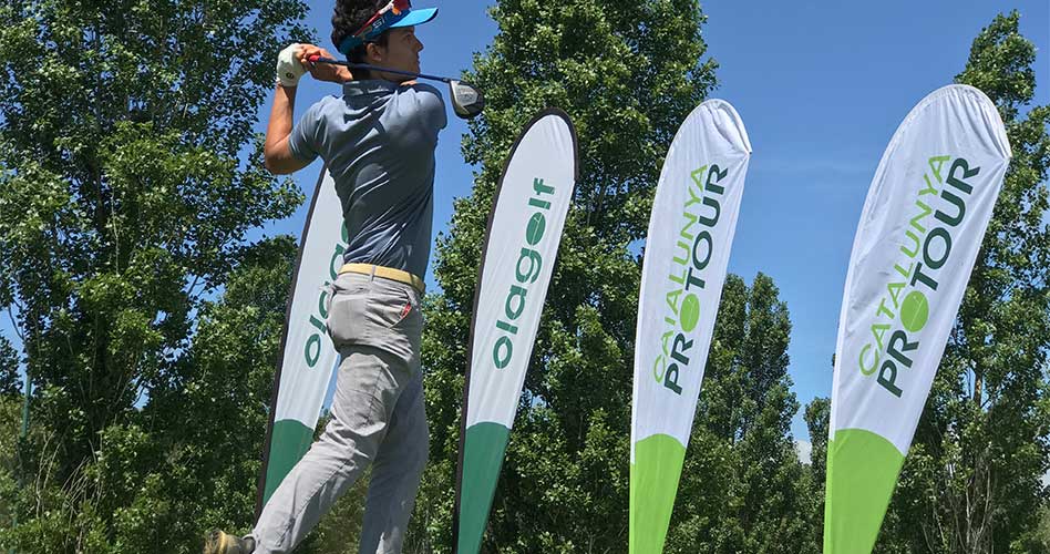 Víctor Bertrán, ganador de la primera prueba del Catalunya Pro Tour 2018 celebrada en Golf La Roca