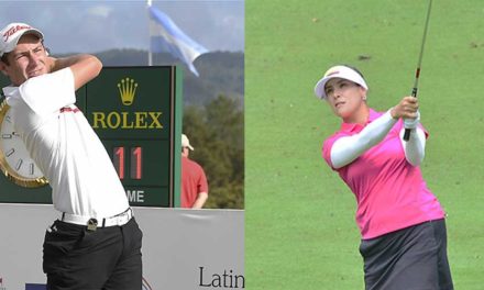 El boliviano José Luis Montaño y la colombiana María José Uribe, en los lideratos del golf en los Juegos Sudamericanos 2018