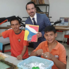 El Embajador de Francia en Venezuela Romain Nadal visita Avepane